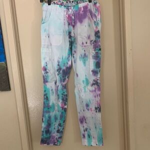Koi Stretch Multicolor scrub pants XS